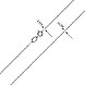 Цепь из серебра 12531-L/12 №3