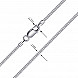 Ланцюг зі срібла  CCT16D Rod-L/12 №3