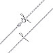 Ланцюг зі срібла  DROP OVAL-L/12 №3
