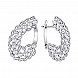 Серьги из серебра 40569/12/1