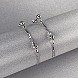 Сережки з срібла  OFAXD000113-E/12 №4