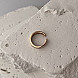 Сережка в одне вухо з червоного золота з фіанітами 23783/01/0/13 №6
