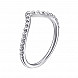 Каблучка з срібла Кульки ISA0367-R/12 №2