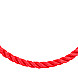 Червоний шовковий браслет зі срібною застібкою  SGrit3mm Red BR ROD №2
