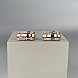 Сережки з червоного золота з діамантами 520106/01/1/9894 №4