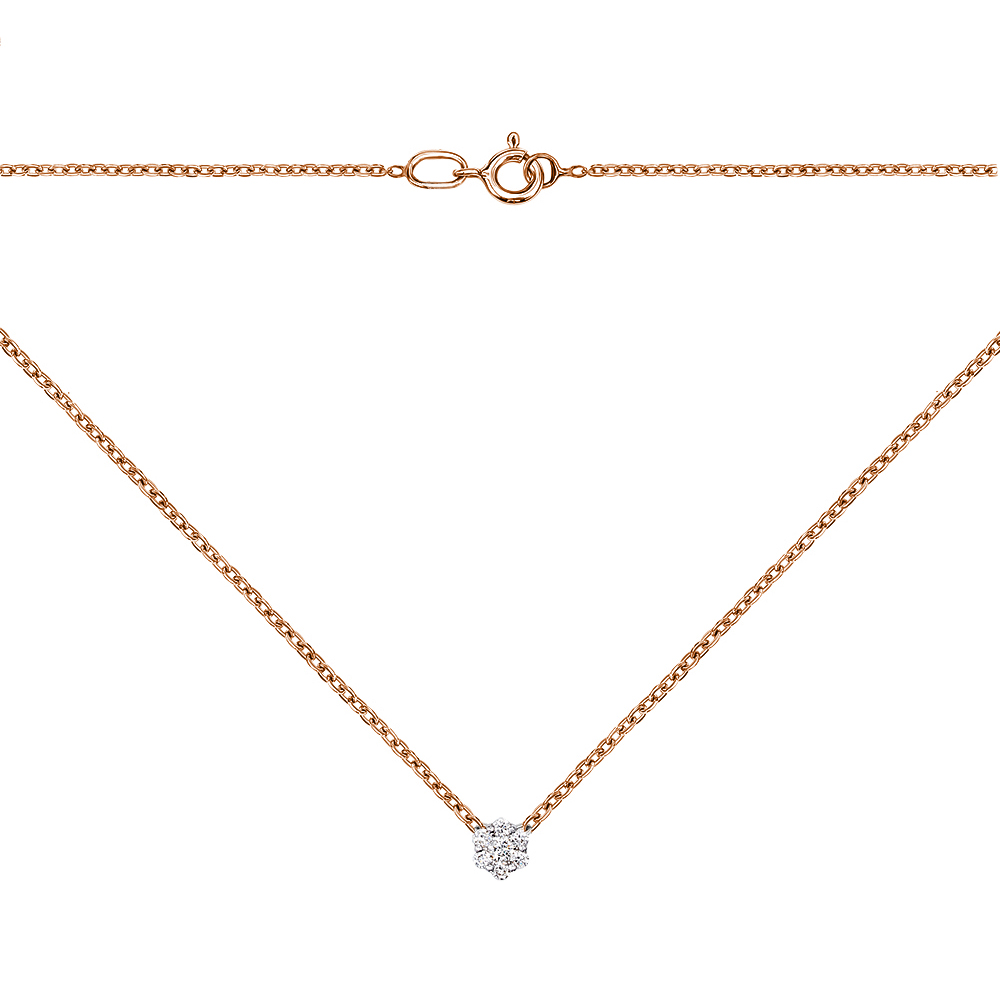 Колье с бриллиантом